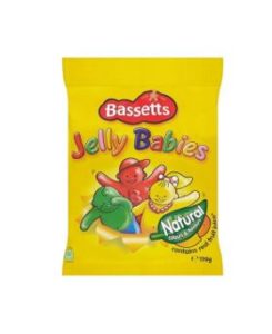 Bassetts Jelly Babies Fruit Flavoured Gummy Lollies 190g Bag - Lollies ...