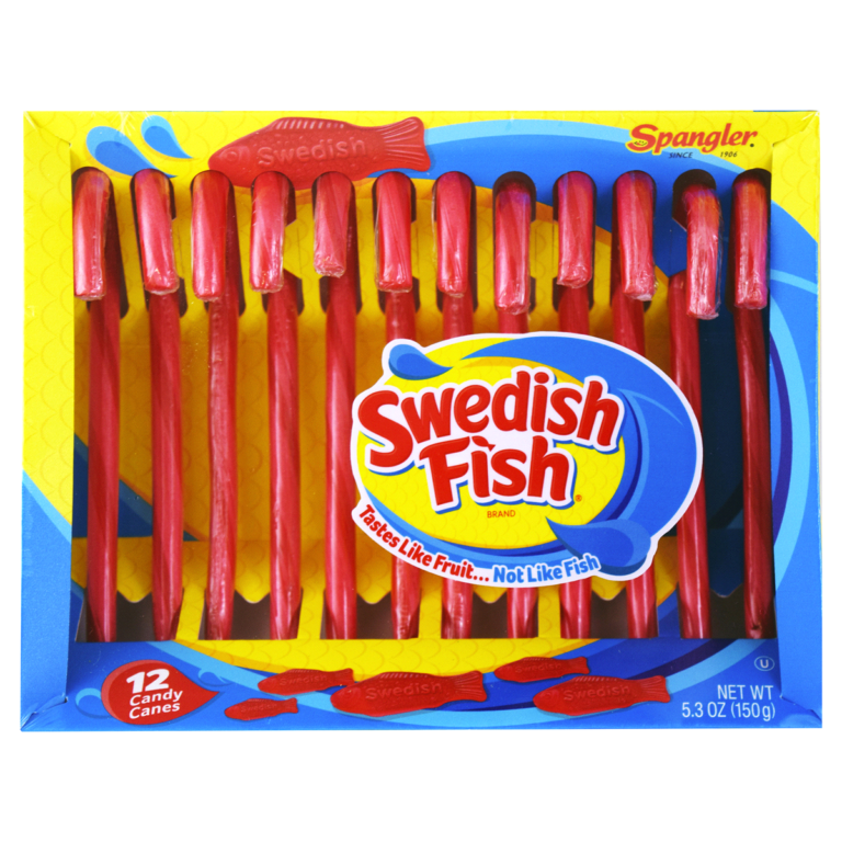 Swedish Fish Candy Canes 