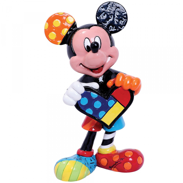 Mickey Mouse Holding Heart Mini Resin Britto Figurine