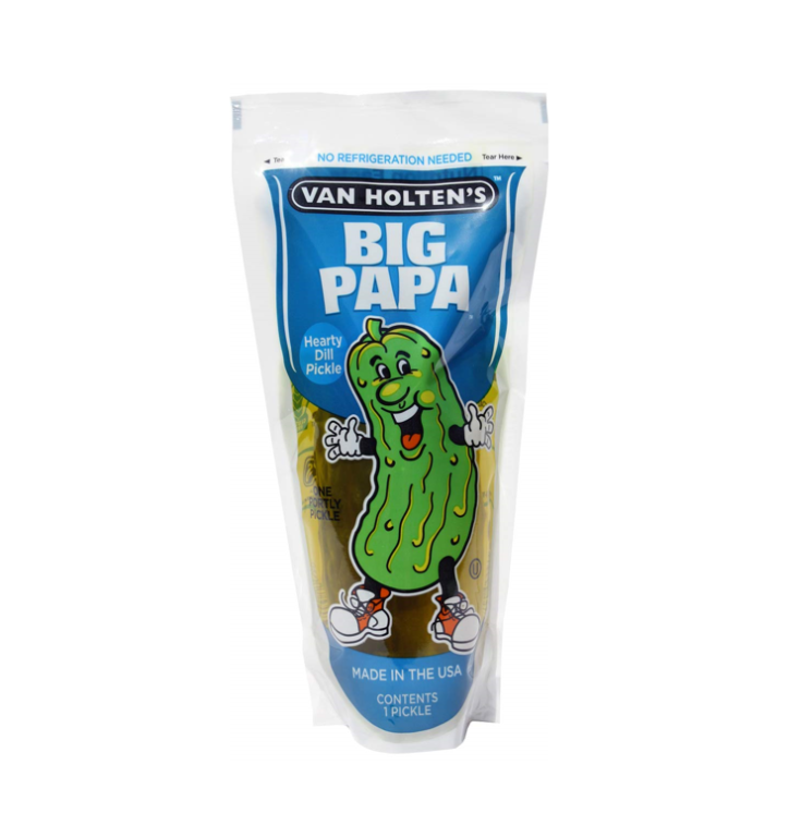 Van Holten's Holtens Big Pappa Dill Pickle Hearty Dill Flavour 1 Per Pack