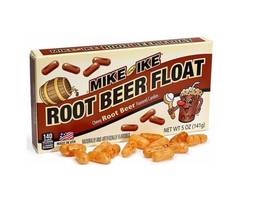 Mike and Ike Root Beer Float Flavoured Candies 141g Theatre Box