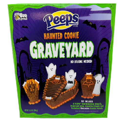 Peeps Haunted Chocolate Cookie Flavoured Graveyard Kit 298g Packet