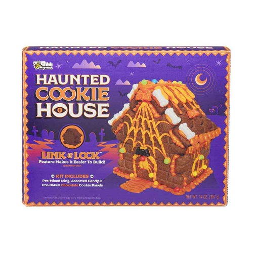 Bees Haunted Cookie House 397g Link, Lock and Decorate!
