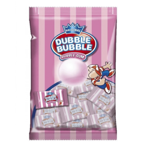 Dubble Bubble Original Fresha Strawberry Flavoured Bubble Gum 85g Bag ...