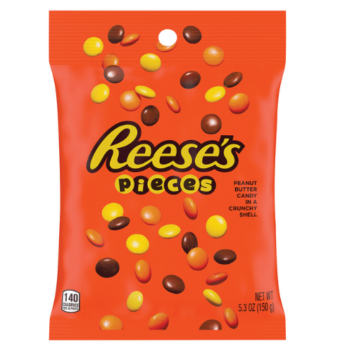 Reese’s Reeses Pieces Peanut Butter Candy In Crunchy Shell 150g Packet
